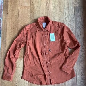 Topo Designs Button Down, Outdoor Wear, Orange